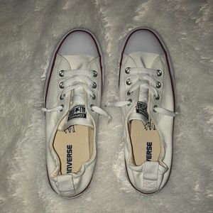 White Shoreline Converse- BRAND NEW